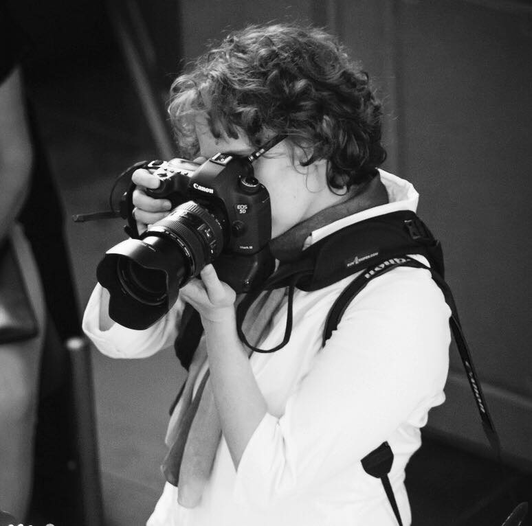 Verena bei der Arbeit